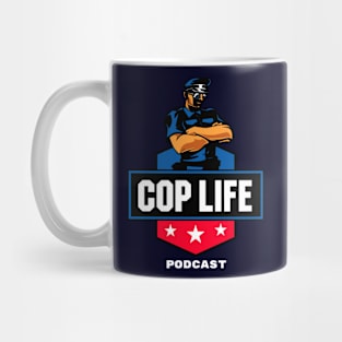 Podcast Logo White Lettering Mug